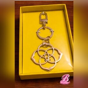Kendra Scott Keychain - Dira Medallion - Gold Plated